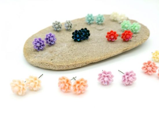 Preview: Blümchen Flower Ohrstecker Blüte